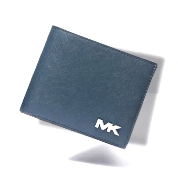 Michael Kors Navy Billfold Wallet with Pass-case - Picture 1 of 7